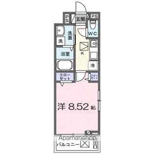 ル・ボワ【1階】の間取り