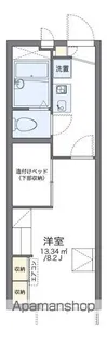 レオパレスJADE大井川【1階】の間取り