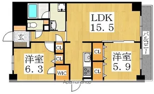 LAVIS(ラヴィ)【1階】の間取り
