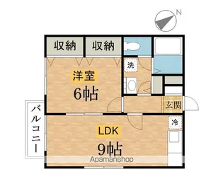 フジハイツ【202号室】の間取り