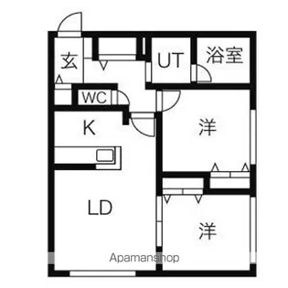 STELLA神宮外苑【2階】の間取り