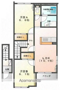 スカイピア【2階】の間取り