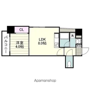 D DESIGN上之園【807号室】の間取り