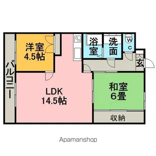 KISS INN 11【302号室】の間取り