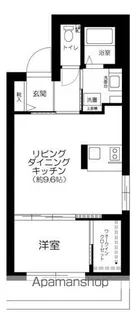 LIVE FLAT蔵前【5階】の間取り