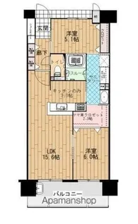 アルファパーク高松【904号室】の間取り