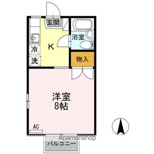 第2メールブルー【2階】の間取り