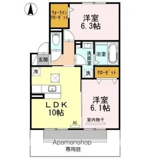 パンテオ【1階】の間取り