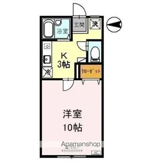 リバーサイドKM【2階】の間取り