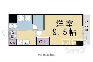 RーII コート【602号室】の間取り