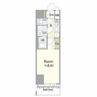 エスリード大曽根プレシャス【15階】の間取り