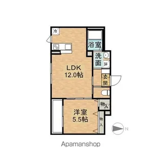 ホーフⅠ【202号室】の間取り