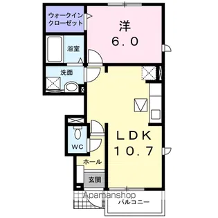 グランデール【1階】の間取り