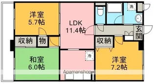 メゾン・プレミール【9階】の間取り