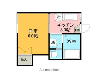 ボーノンANZ【205号室】の間取り