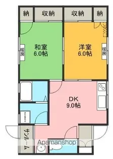 カスティージョN【101号室】の間取り