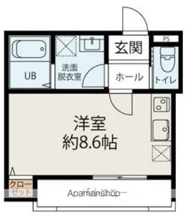 コネクトパーク東本町【207号室】の間取り