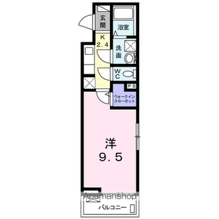 セントジェームスアパートメント【3階】の間取り