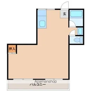 BLOC ASAHI【202号室】の間取り