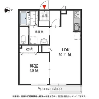 タウンコート大同【201号室号室】の間取り