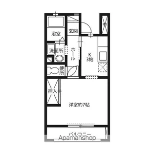 パルテール小金【D204号室】の間取り