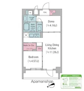 ドゥーエ西馬込Ⅱ【1階】の間取り