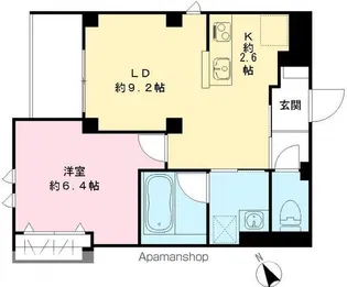 GEM西新宿(ZEH)【202号室号室】の間取り