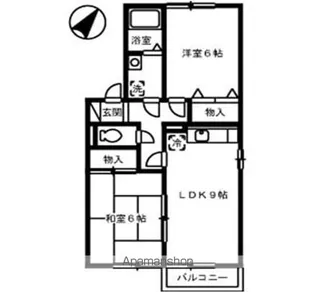 フォレスタ・エイト【201号室】の間取り