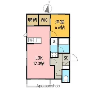 マウントパレス【203号室】の間取り