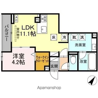 D-SOLIS一社【1階】の間取り