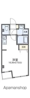 レオパレスエクセルカーサ平和台【3階】の間取り