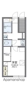 レオパレスススキ【114号室】の間取り