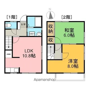 ARIETTA FUJI B【1号室】の間取り