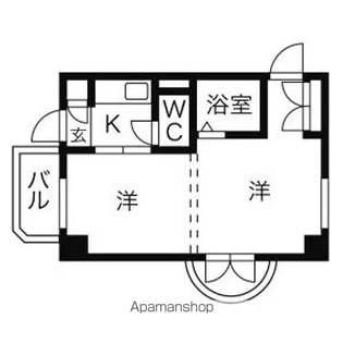 第三貞和ビル【4階】の間取り