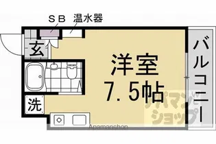 ラポール【208号室】の間取り