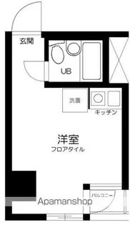 ニューライフ新宿東【6階】の間取り