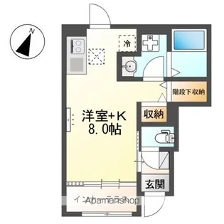 ヴェリテ昭島【1階】の間取り