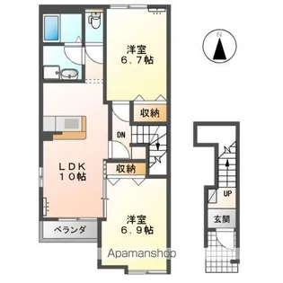 スイレンカ【2階】の間取り
