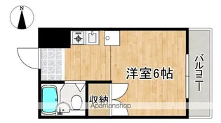ジュネス神殿【1階】の間取り