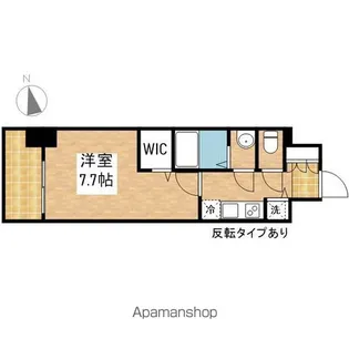 プレサンスジェネ葵【7階】の間取り