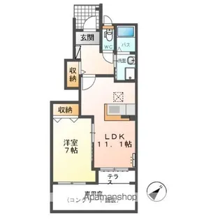コンフォール【1階】の間取り