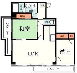 シティ・オーガ【501号室】の間取り