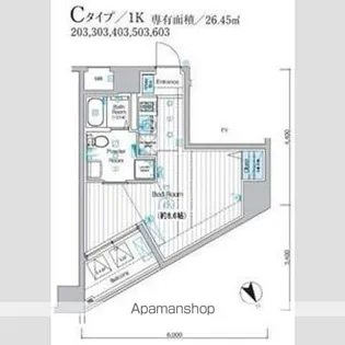 MAXIV ALIVE堀切菖蒲園【4階】の間取り