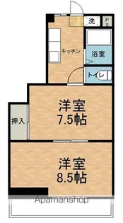 VSH橘【207号室】の間取り