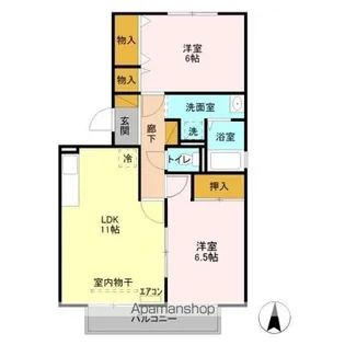 フレマリール堀込 A【2階】の間取り