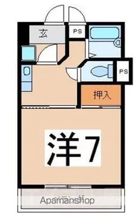 メイリリー幸町【211号室号室】の間取り