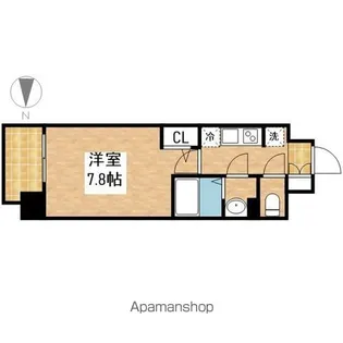 メイクスデザイン上前津【301号室号室】の間取り