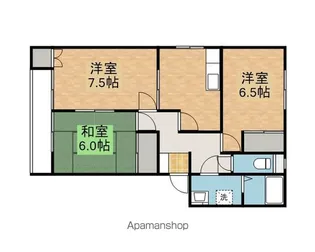 プルミエ弐番館【201号室】の間取り