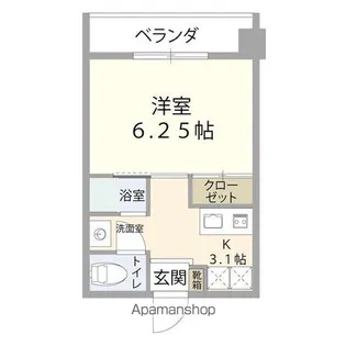 エクセレントTOMOS【402号室】の間取り