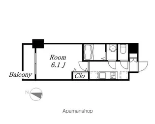 メイクスデザイン名駅南【8階】の間取り